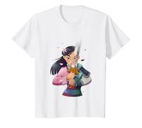 Disney Mulan Anime Half Girl Half Warrior Camiseta, Niños, Blanco, 12 años
