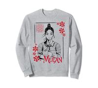 Disney Mulan Live Action Mulan Floral Ink Portrait Sudadera