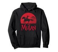 Disney Mulan Live Action - Silueta de Mulan & Khan Sunset Sudadera con Capucha