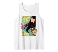 Disney Mulan Loyal Brave True Profile Camiseta sin Mangas