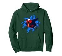 Disney Mulan Mushu And Cri-Kee - Retrato de agujeros acanalados Sudadera con Capucha