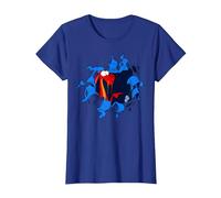Disney Mulan Mushu Cri-Kee Takes The Blame Ripped Camiseta, Mujer, Azul Real, XXL