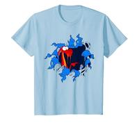 Disney Mulan Mushu Cri-Kee Takes The Blame Ripped Camiseta, Niños, Azul Bebé, 12 años