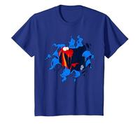 Disney Mulan Mushu Cri-Kee Takes The Blame Ripped Camiseta, Niños, Azul Real, 2 años