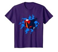 Disney Mulan Mushu Cri-Kee Takes The Blame Ripped Camiseta, Niños, Morado, 12 años