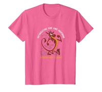 Disney Mulan Mushu Dragon Not Lizard Portrait Camiseta, Niños, Rosa jaspeado, 3 años