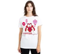 Disney Mulan Mushu Guardian Dragon Camiseta de Mujer, Blanco, M
