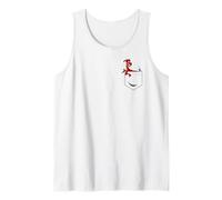 Disney Mulan Mushu y Cri-Kee Pocket Camiseta sin Mangas