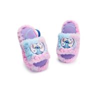 Disney Multicolor Fluffy Ombre Stitch Character Zapatillas Slider Chicas
