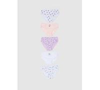 DISNEY, Multipack De Braguitas Multicolores De Algodón Puro Regular Fit Para Niñas, Niña, Blanco/rosa, Talla: 5-6