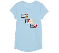 Disney Muppets Kermit Miss Piggy and Animal Holiday Camiseta, Niñas, Azul Bebé, S