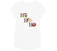 Disney Muppets Kermit Miss Piggy and Animal Holiday Camiseta, Niñas, Blanco, S