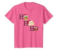 Disney Muppets Kermit Miss Piggy and Animal Holiday Camiseta, Niños, Rosa jaspeado, 3 años