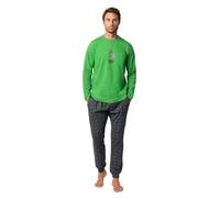 Disney Muppets Pijama Manga Larga Thinking Kermit para Hombre