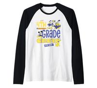 Disney My 4th Grade Crew Stay Cool Back to School Friends Camiseta Manga Raglan