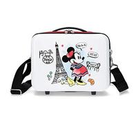 Disney Neceser ABS Minnie Paris Adaptable, Niñas, Blanco, Tailla Unica