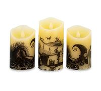Disney Nightmare Before Christmas Flickering LED Candle Mood Lights | Set of 3