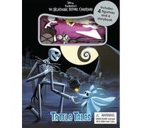 Disney Nightmare Before Christmas Tattle Tales - Activity Books for kids, 12-page storybook, 4 figurines