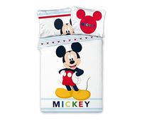 Disney nordica Mickey Cama 90cm Algodon Juegos de sábanas y Fundas de Almohada Infantiles, Multicolor, Único