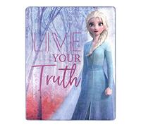 Disney Northwest Frozen - Manta de Seda táctil, 40 x 50 Pulgadas, Living Truth