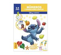 DISNEY - NUMEROS Y OPERACIONES SIMPLES - STITCH - 5-6 AÑOS (CUADERNOS DISNEY LEARNING)