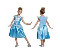 Disney Oficial Clásico - Disfraz Cenicienta Niña Disney, Vestido Cenicienta Niña, Disfraz Princesa Niña, Disfraz Princesa Cenicienta Niña, Disfraz Carnaval Niña Halloween Talla M