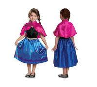 Disney Frozen - Disfraz Anna Oficial Disney - Talla XS -Niñas 3/4 Años
