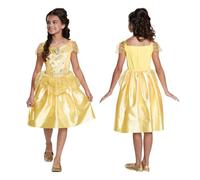 Disney Oficial - Disfraz Bella y Bestia Niña Clásico, Disfraz Princesa Niña En Tallas XS,S,M