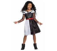 Disney Villanos - Disfraz Cruella Oficial Disney - Talla M - Niñas 7/8 Años