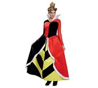 Disney Oficial - Disfraz Reina De Corazones Mujer, Disfraz Mujer Reina De Corazones, Disfraz Reina De Corazones Adulto, Disfraz Disney Adulto Mujer, Disfraz Halloween Mujer Talla L