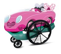 Disney Oficial - Disfraz Silla de Ruedas Minnie Mouse, Disfraz Disney Niña Adaptable En Talla Única
