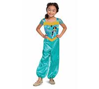 Disney Disfraz Jasmine Niña, Disfraz Aladdin Princesa, Disfraces para Carnaval y Halloween Niña, 7-8 años