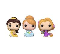 Disney pack de 3 figuras pocket pop! vinyl egg princess 4 cm