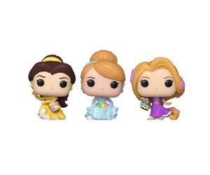 Disney pack de 3 figuras pocket pop! vinyl egg princess 4 cm