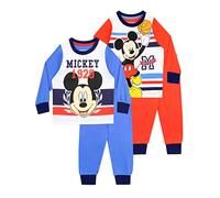 Disney Pack de Dos Pijamas para Niños Mickey Mouse Multicolor 2-3 años