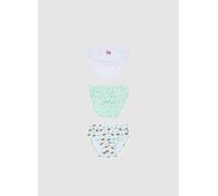 DISNEY, Pack De Tres Calzoncillos Multicolor De Algodón Para Niños Con Estampados De Cars, Niño, Blanco/verde, Talla: 5-6