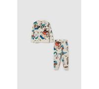 DISNEY, Pack Jogging De Algodón Con Estampado Peanuts, Niño, Blanco crema, Talla: 9-12