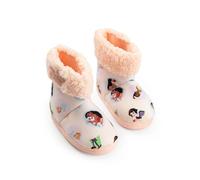 Disney Pantuflas altas y cómodas para niñas con diseño de princesas | Moana, Blancanieves, Cenicienta, Tiana, Pocahontas | Calzado cómodo para interiores | Material suave y fácil de poner