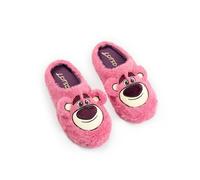 Disney Pantuflas tipo mule rosas de Lotso de Toy Story para mujer | Calzado suave y esponjoso para estar en casa cómodas para interiores suaves para descansar