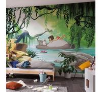 Komar Papier Fototapete - Jungle Book Swimming with Baloo - Größe 368 x 254 cm