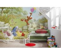Disney Papel Tapiz Foto Winnie The Pooh Mural Pared Verde Infantil