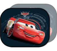 TataWay in viaggio si cresce - Parasoles Laterales para Coche Disney Cars, Protección UV, Fijación Ventosa, Gráficos Únicos, Negro, 11An x 11Al cm, Tela