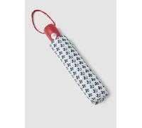 DISNEY, Paraguas Multicolor Con Estampados De Mickey Mouse Y Mango Rojo, Mujer, Blanco/negro, Talla: FASUL