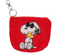 Disney peanuts snoopy - llavero de monedero, color rojo y blanco, rojo