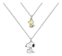 Disney Collar de 2 piezas con diseño de muñeco de nieve y madera de cacahuetes