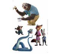 Disney Pegatinas De Pared Y Muebles Zoomania 50x70cm Vinilo