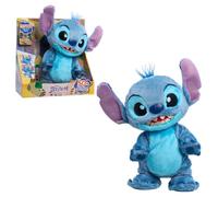 Disney Peluche Interactivo Stitch Double Trouble | con más de 50 sonidos y reacciones, Stitch camina y baila, a partir de 3 años