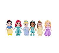 DISNEY-PELUCHE PRINCESAS PACK 6MODELO BELLA,ARIL SIRENITA,BLANCANIEVE,CENICIENTA,JASMINE,RAPUNZEL 40CM PRECIO POR PACK