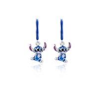 Disney Pendientes de aro con puntada de plata de ley para niñas, joyas Disney, Plata de ley