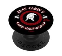 Disney Percy Jackson and the Olympians Ares Cabin V Badge PopSockets PopGrip Intercambiable